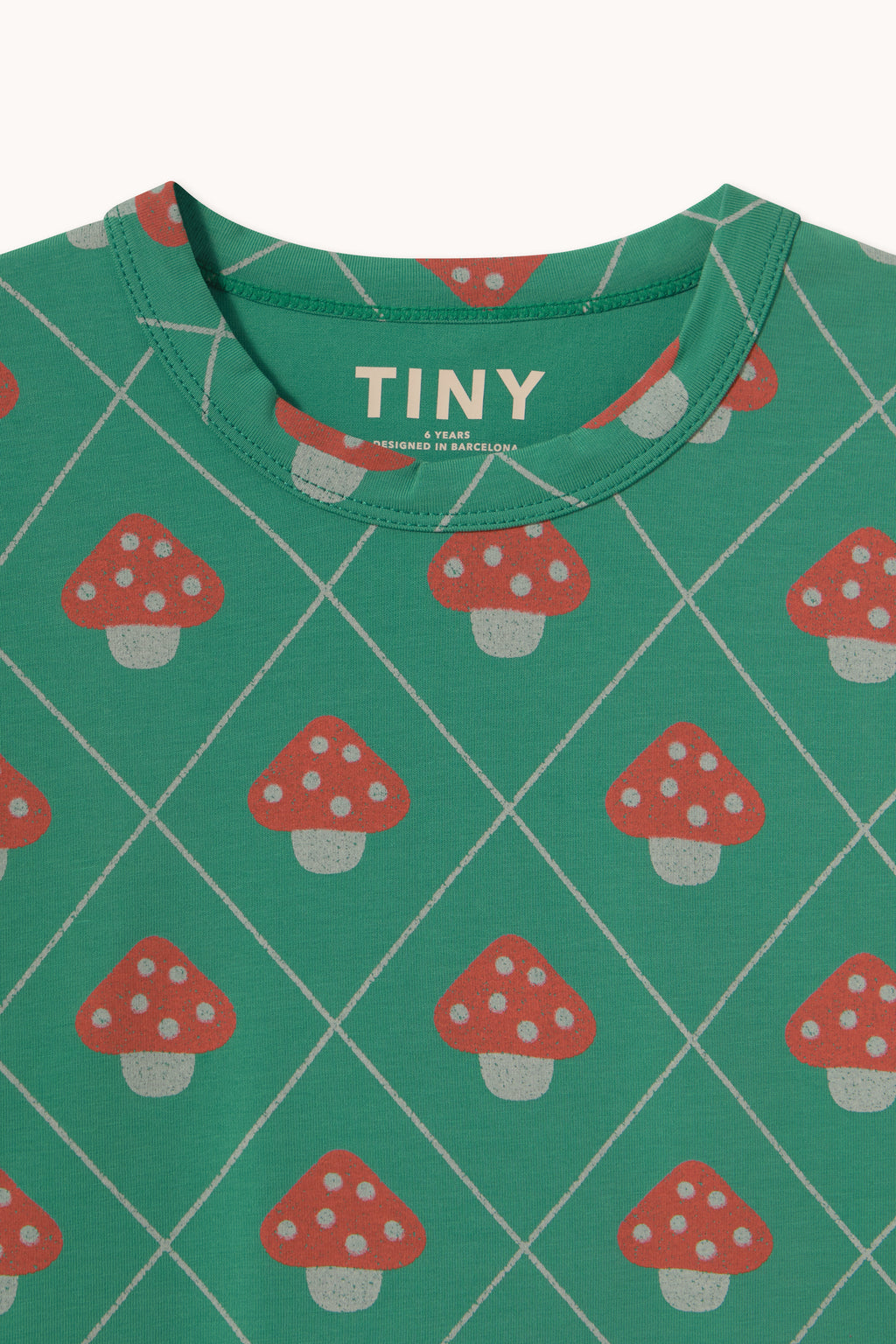Mushrooms Tee – dark emerald