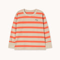 Retro Stripes Sleeve Tee – summer red