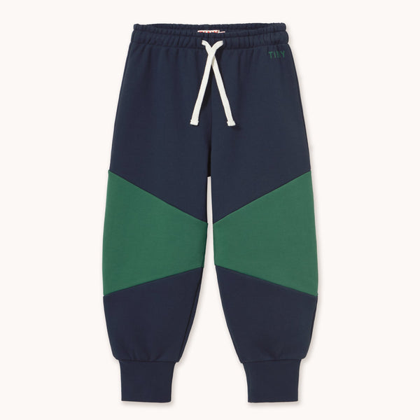 Tiny Color Block Sweatpant – navy