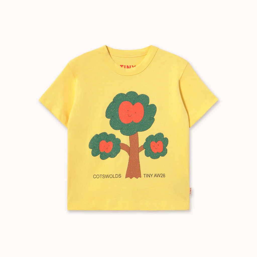 Tree Graphic Tee – mellow yellow