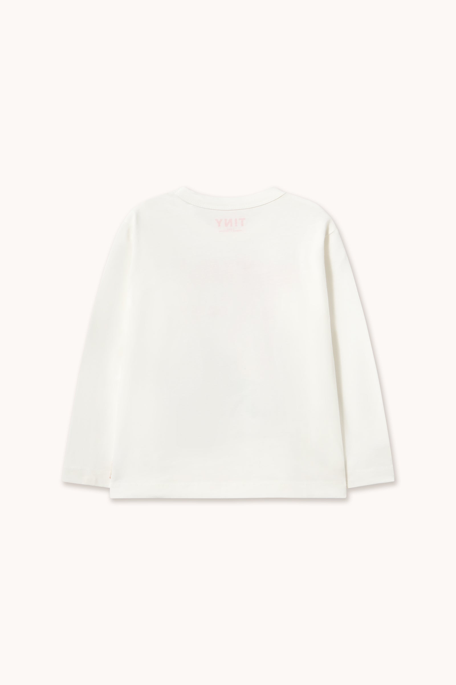 Tulip & Daisy Graphic Sleeve Tee – off-white