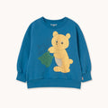 Bear Graphic Sweatshirt – petrol blue