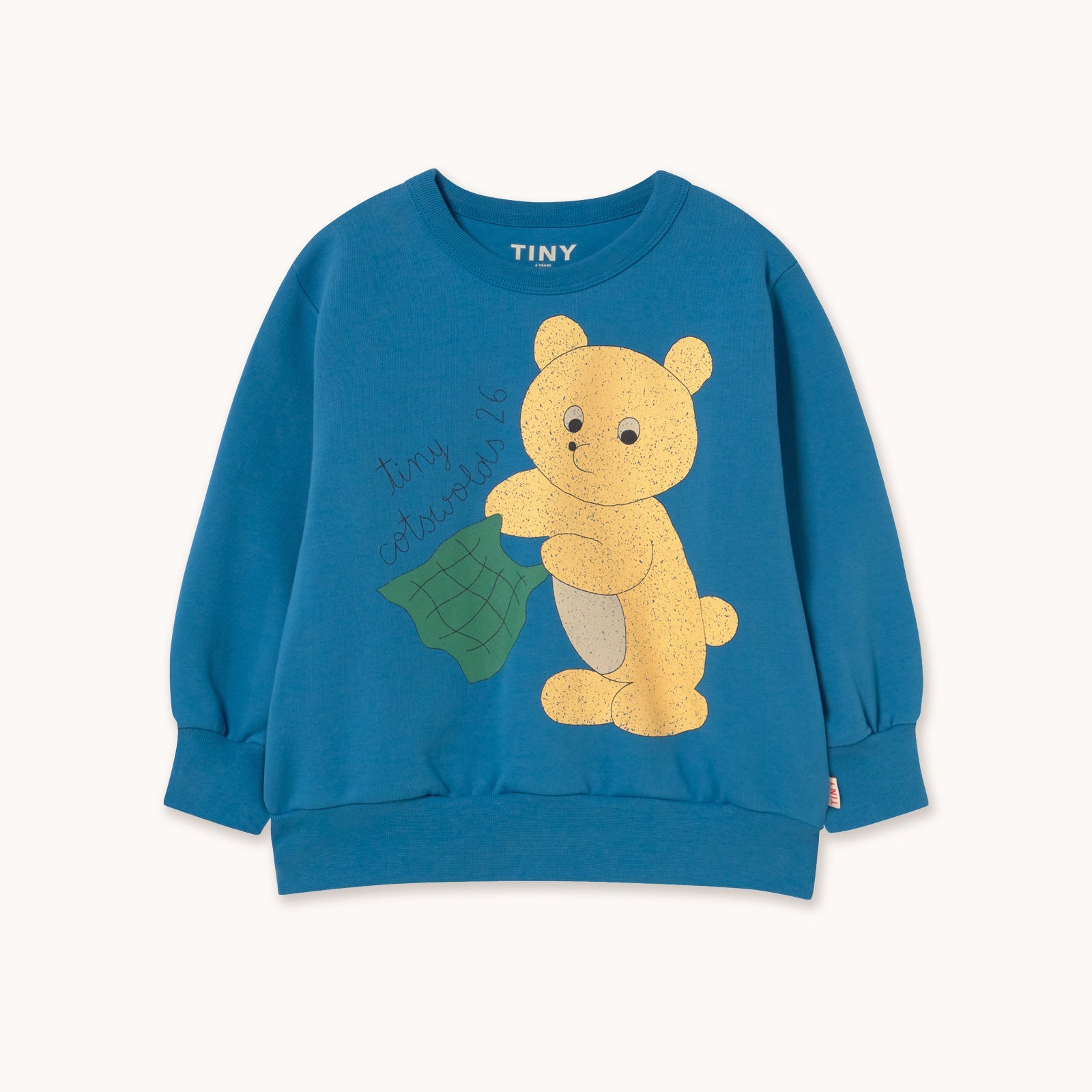 Bear Graphic Sweatshirt – petrol blue