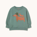 Two Dogs Graphic Sweatshirt – teal