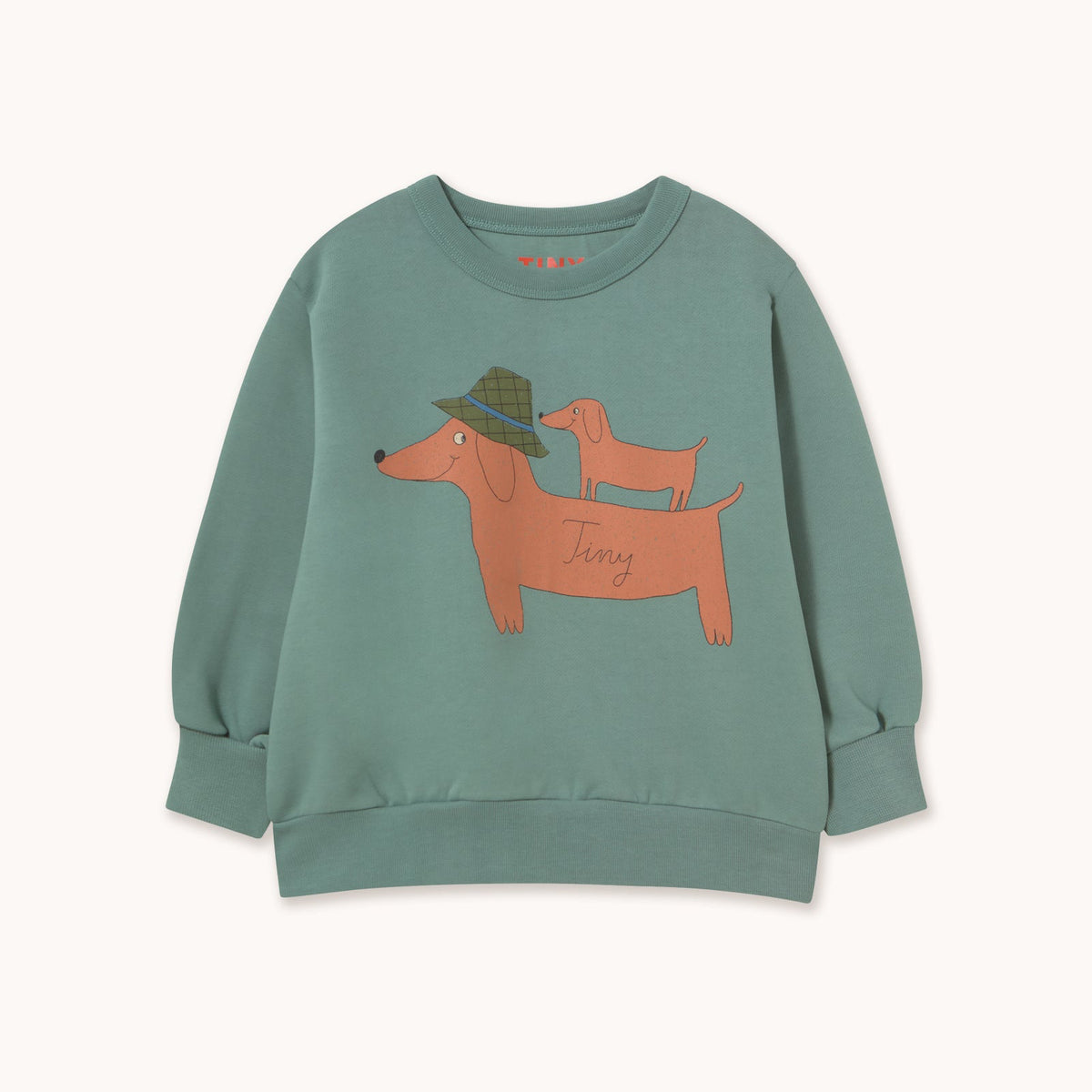 Two Dogs Graphic Sweatshirt – teal