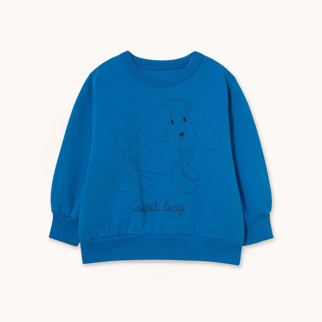 Dog Graphic Sweatshirt – blue
