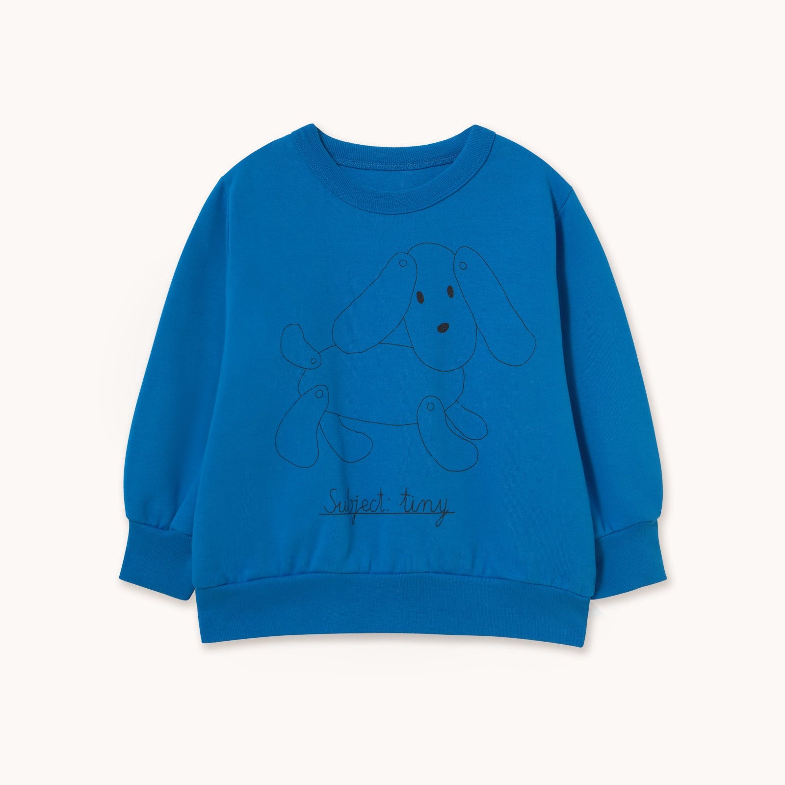 Dog Graphic Sweatshirt – blue