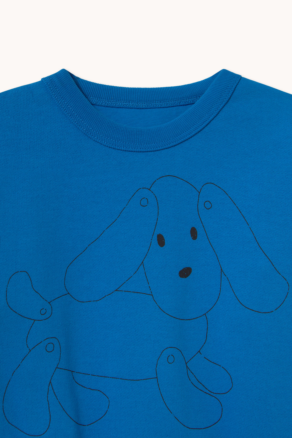 Dog Graphic Sweatshirt – blue