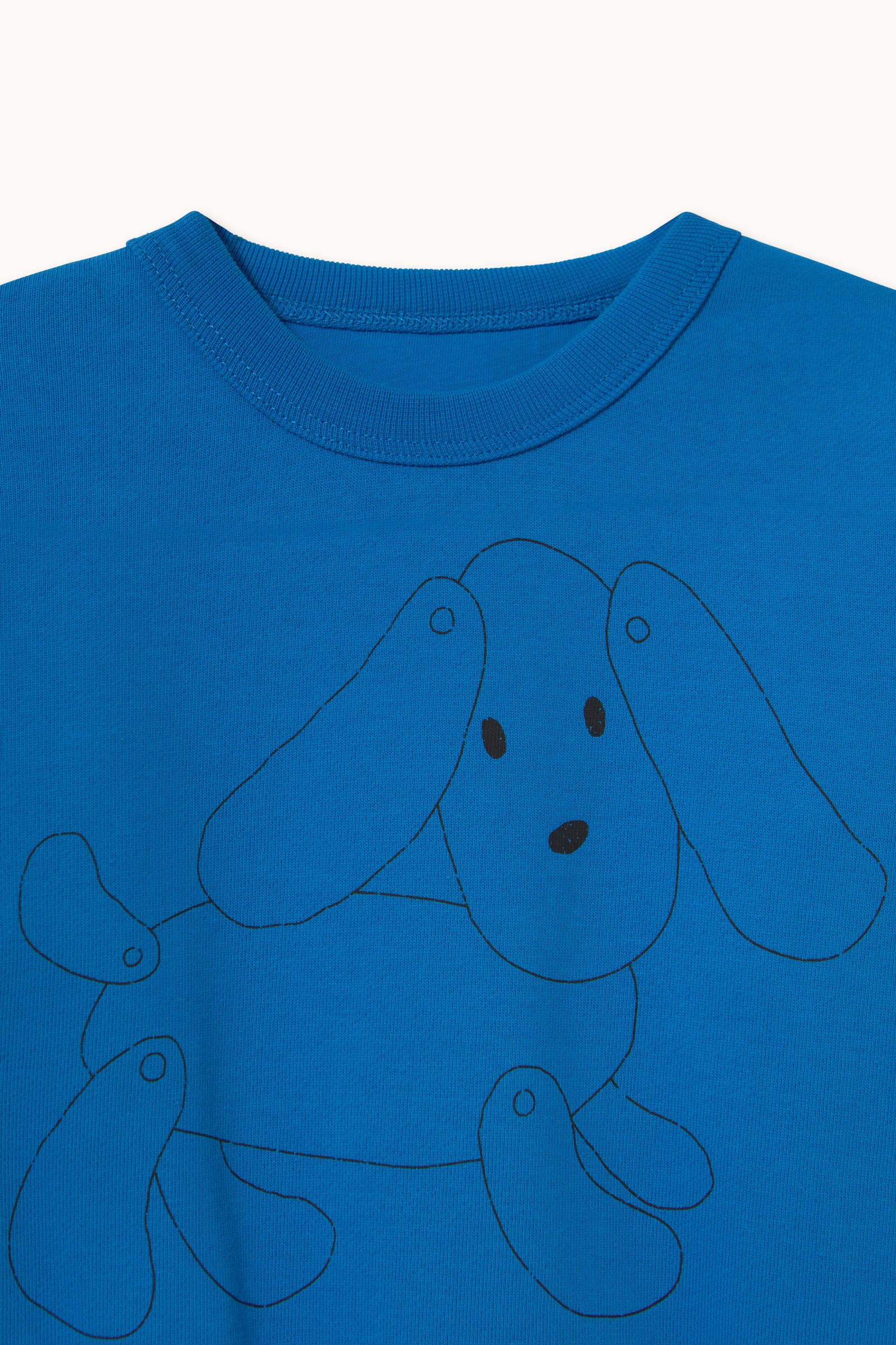 Dog Graphic Sweatshirt – blue