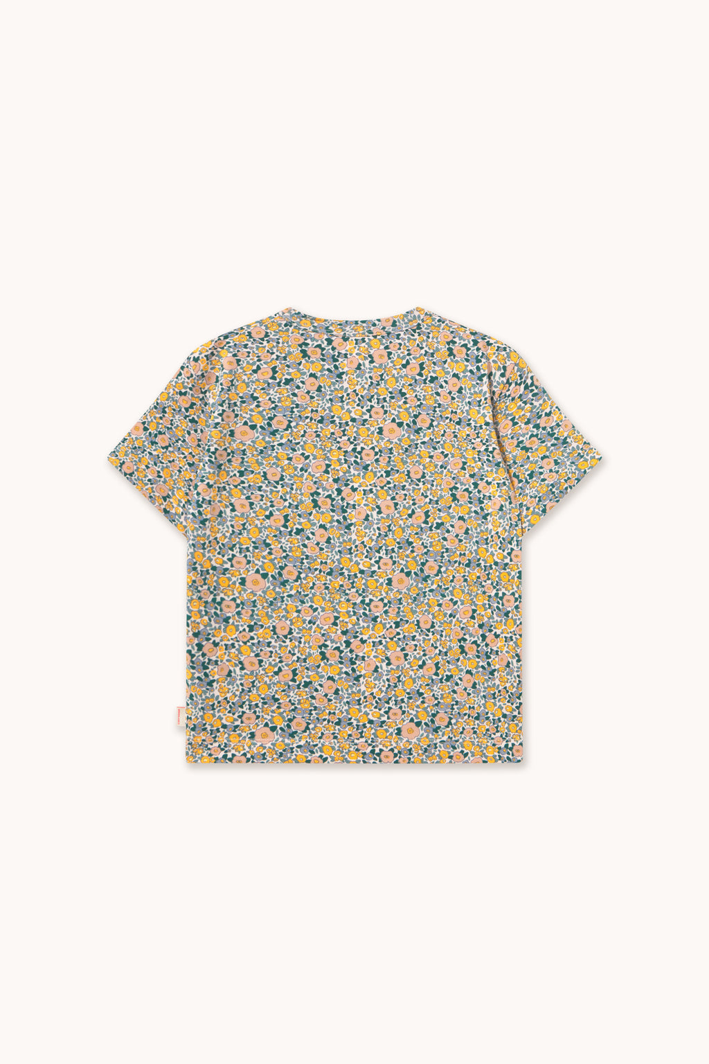 Flower Pattern Tee – pastel pink