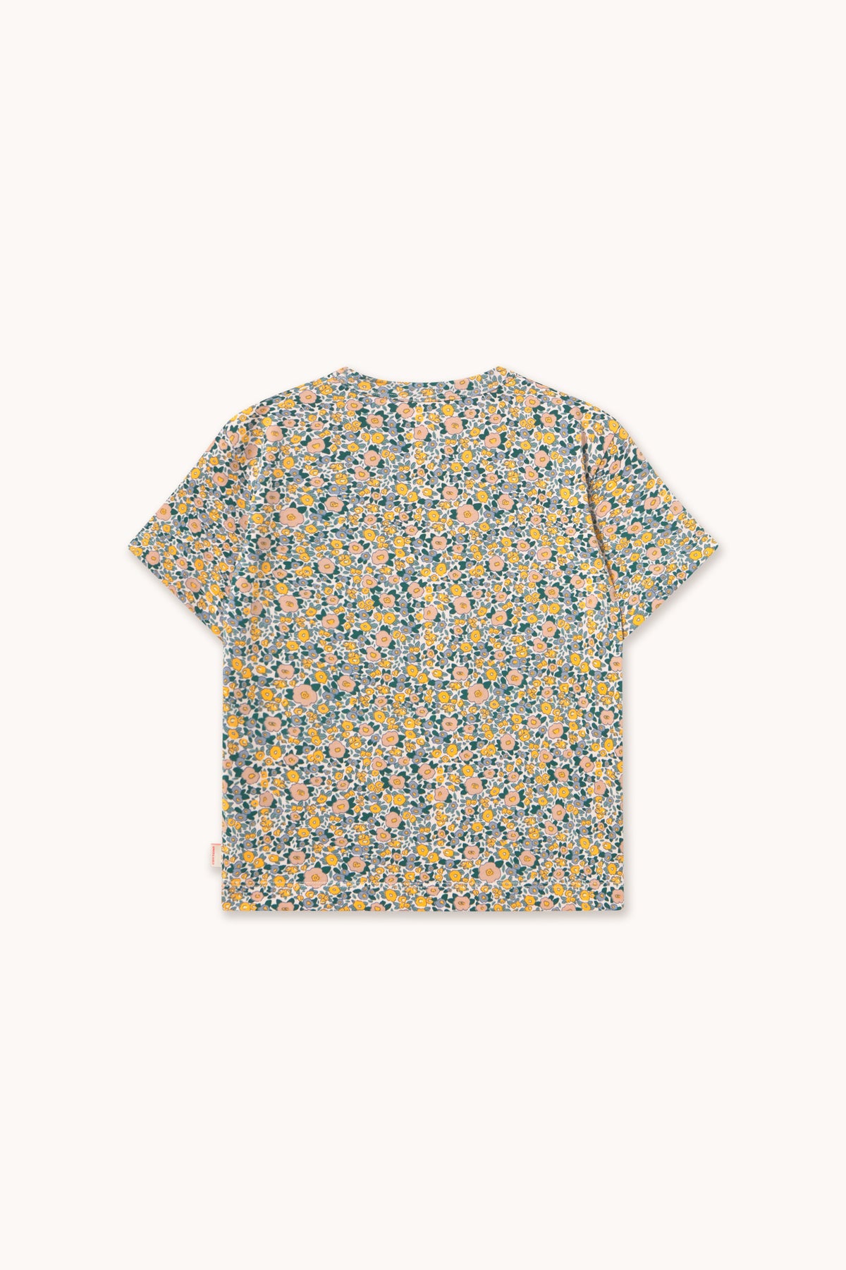 Flower Pattern Tee – pastel pink