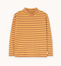 Stripes Rib Mockneck – soft yellow
