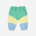 Baby Green Color Block Jogging Pants