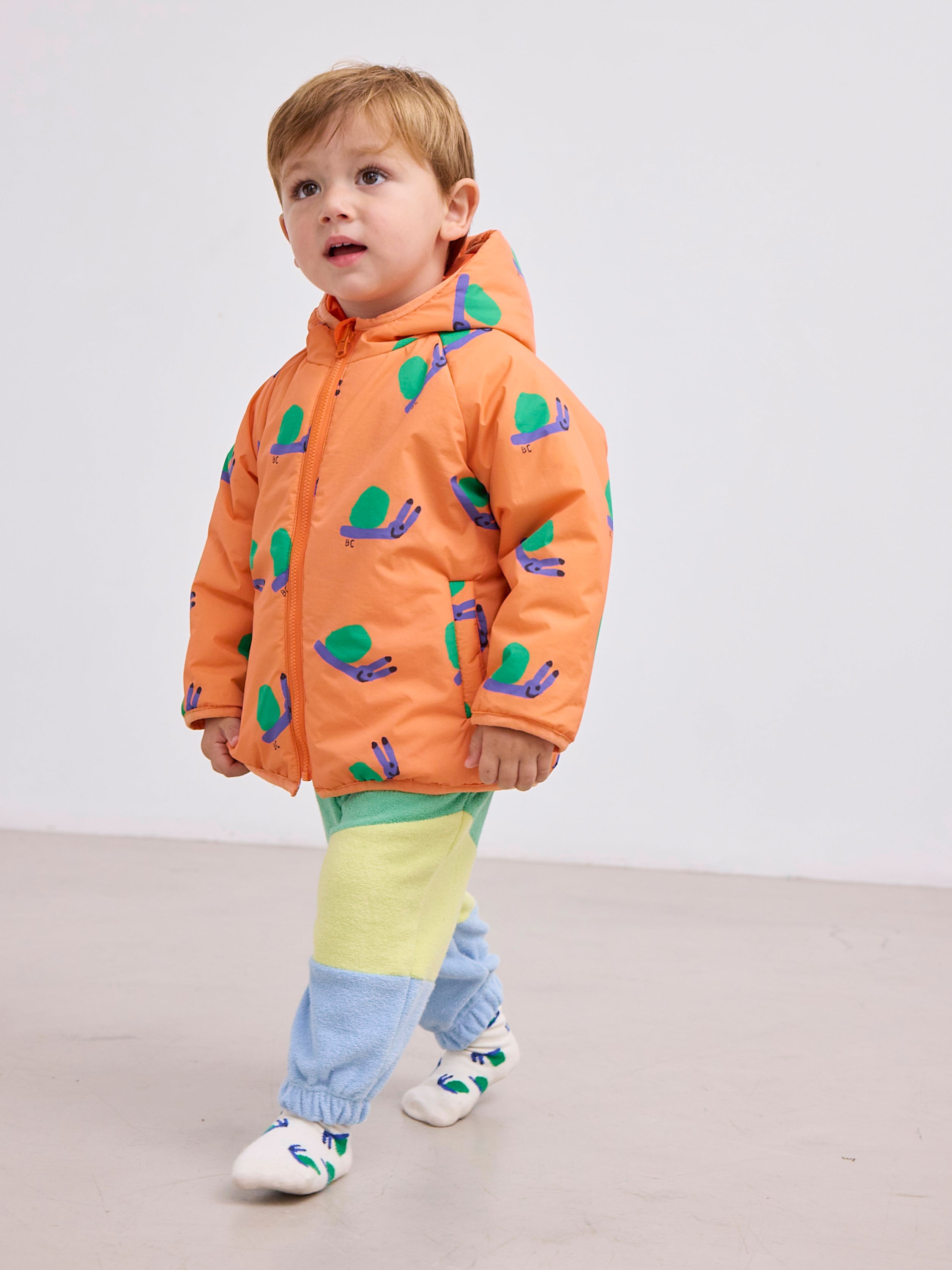Baby Green Color Block Jogging Pants