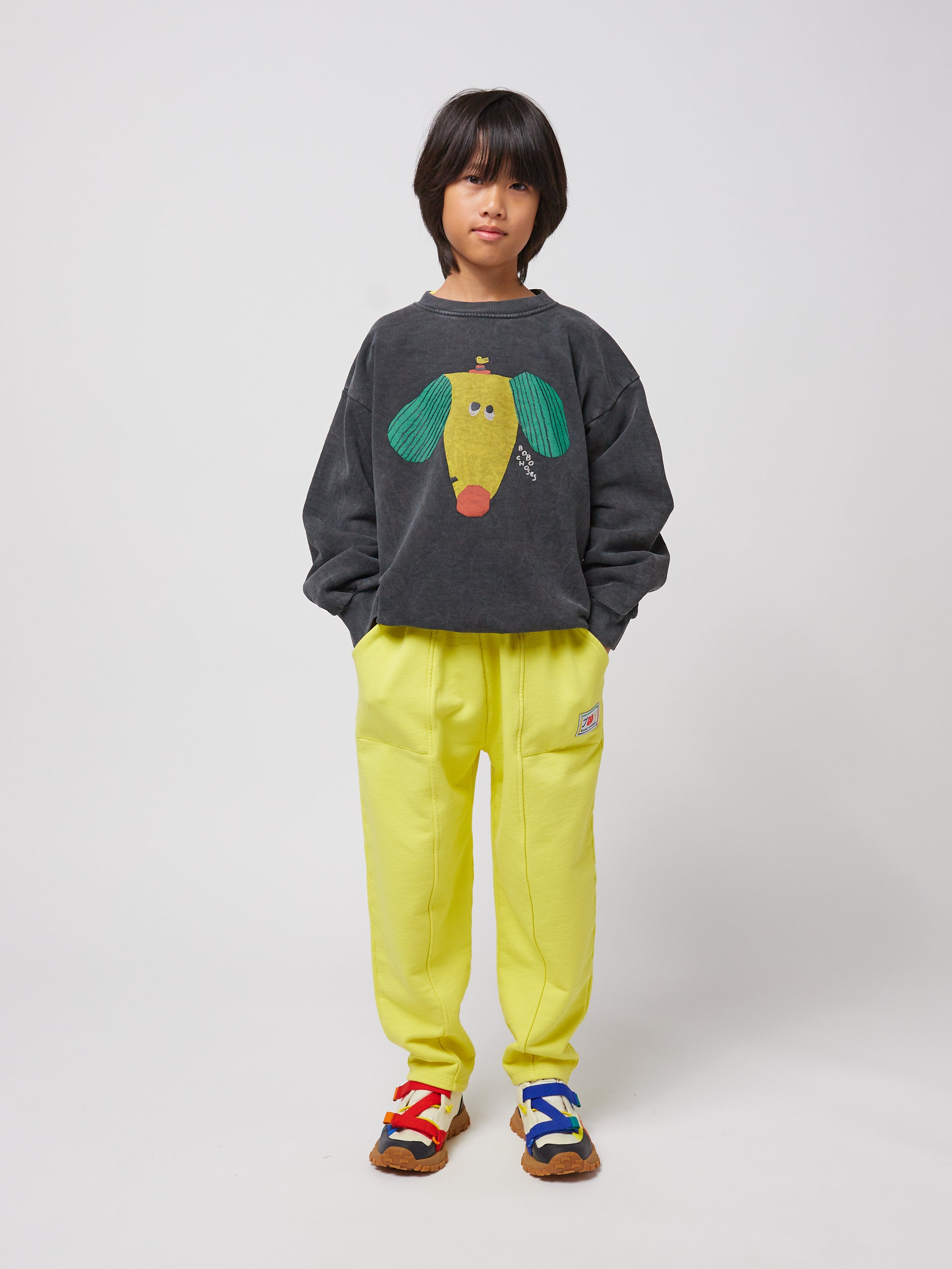 Smiling Yellow Jogging Pants