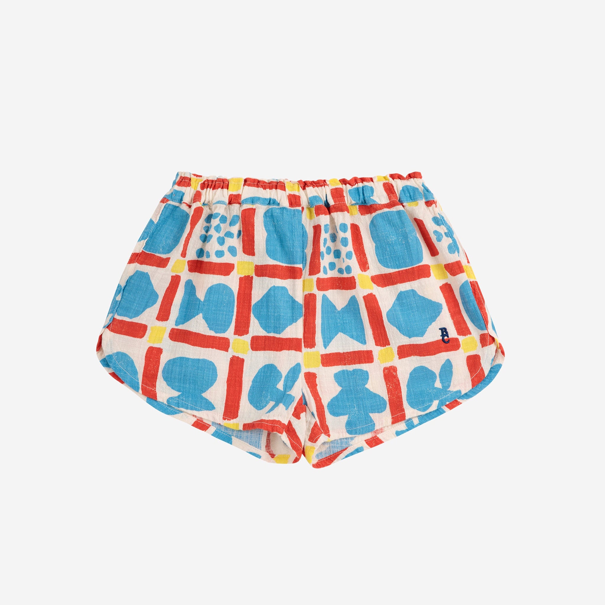 Geometric Game All Over Woven Shorts