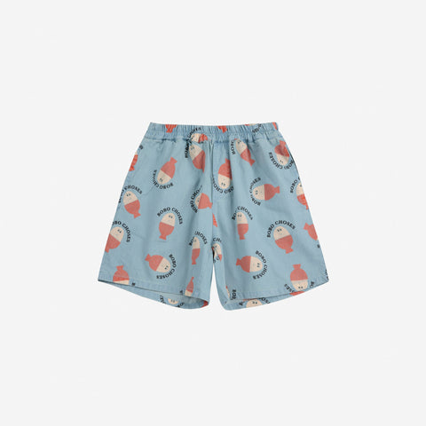 Morning Egg All Over Woven Bermuda Shorts