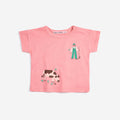 Farm Adventure T-shirt – pink