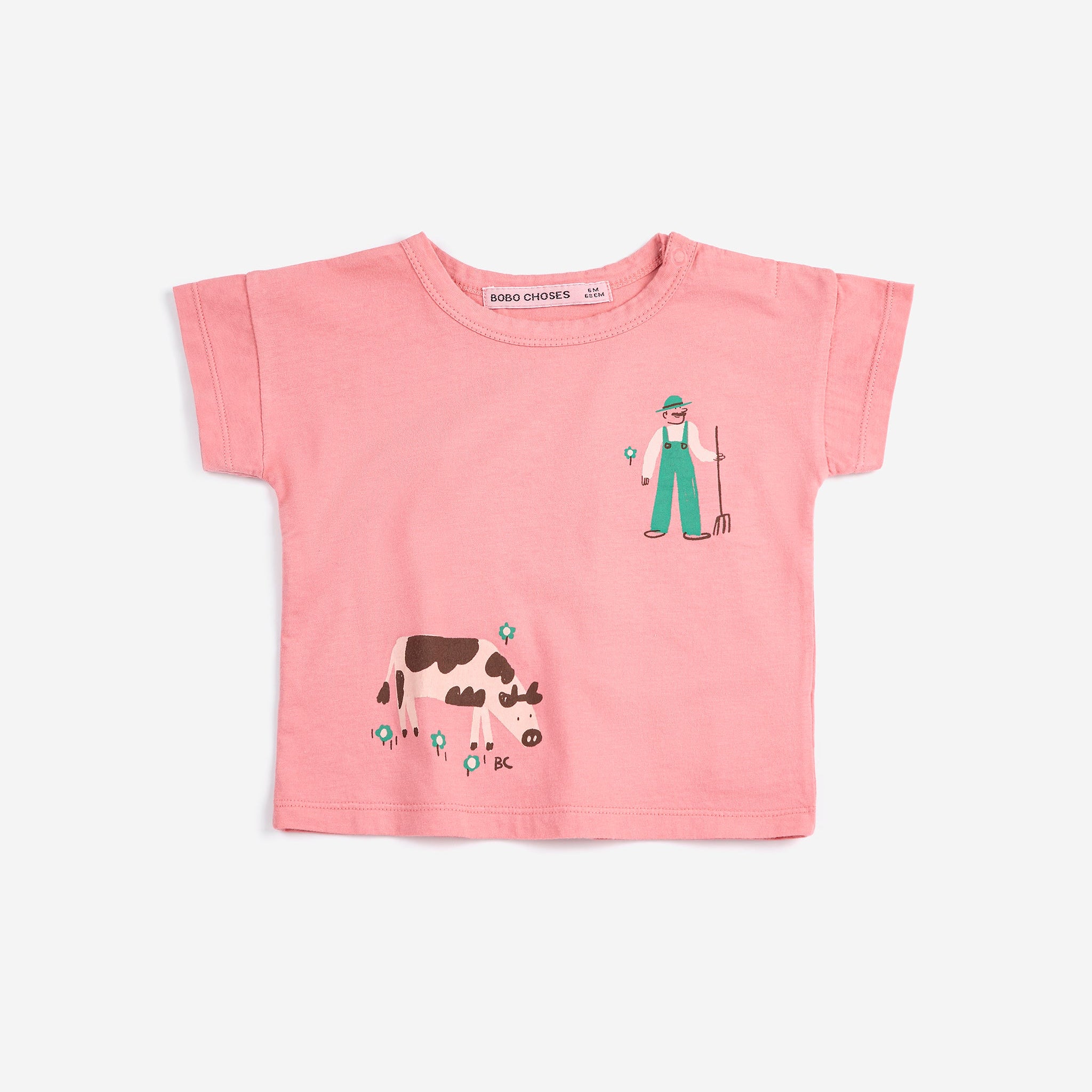 Farm Adventure T-shirt – pink