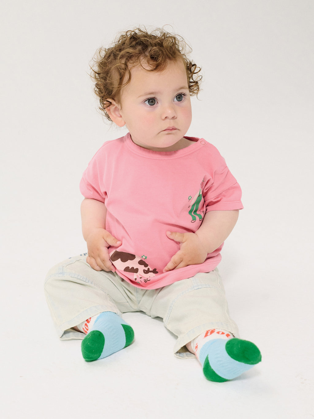 Farm Adventure T-shirt – pink