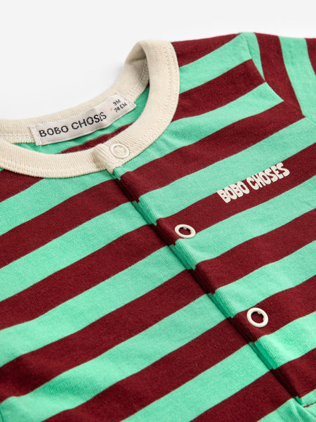 Bobo Choses Striped Playsuit – multicolor