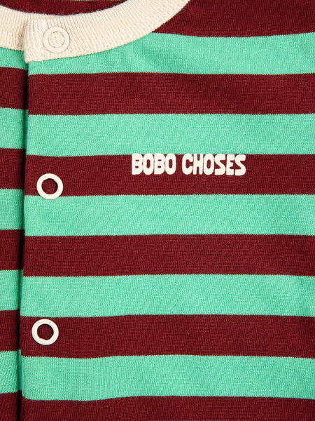 Bobo Choses Striped Playsuit – multicolor