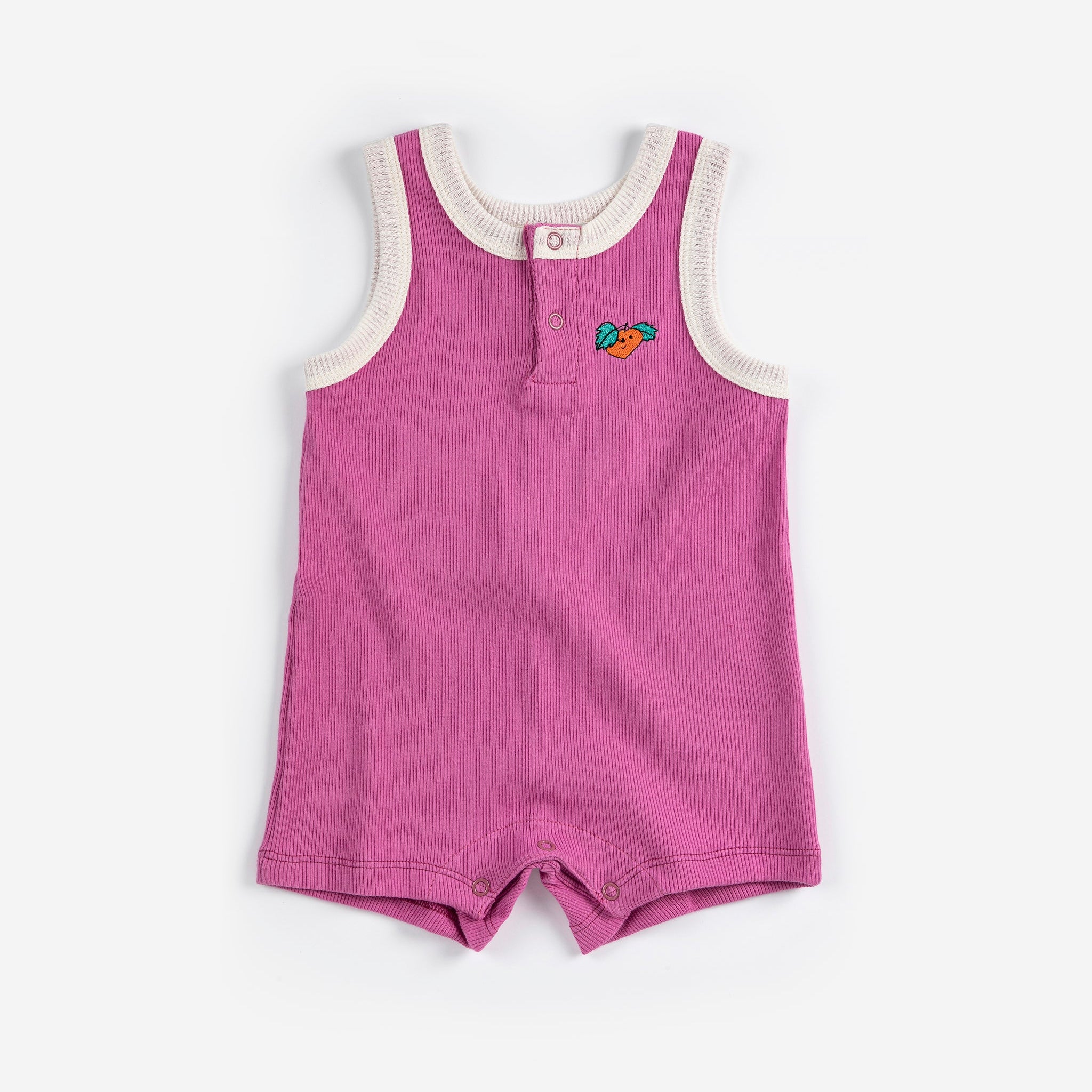 Tangerine playsuit – fuchsia