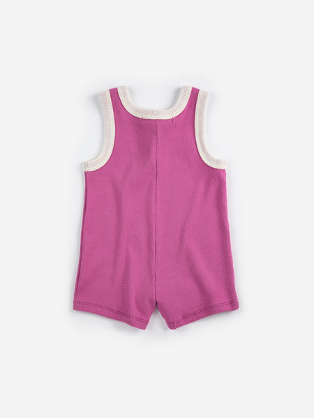 Tangerine playsuit – fuchsia