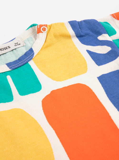 Baby Bobo Choses Color All Over T-Shirt – light blue