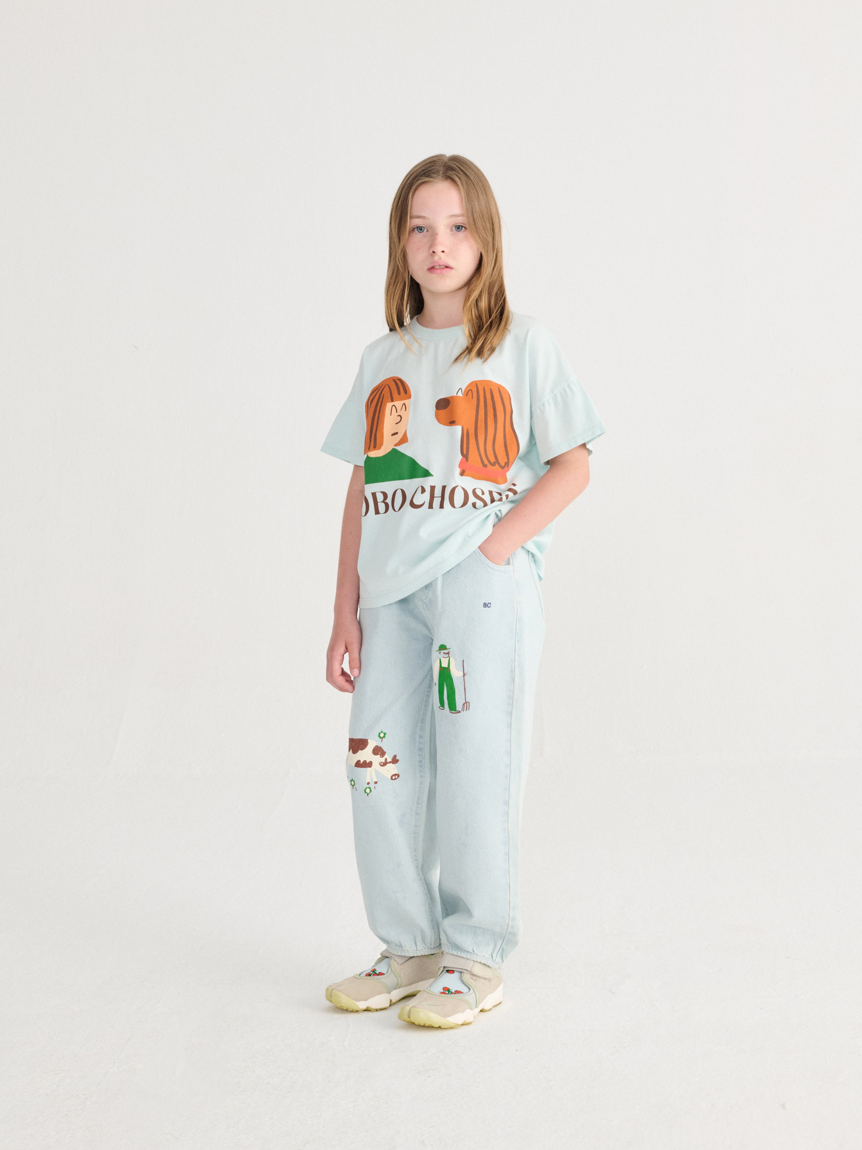 Friends In A Pickle T-Shirt – light blue
