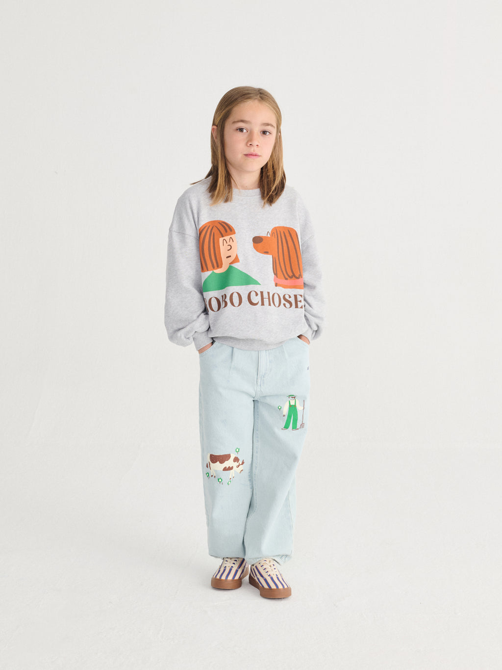 Friends In A Pickle sweatshirt – heather grey