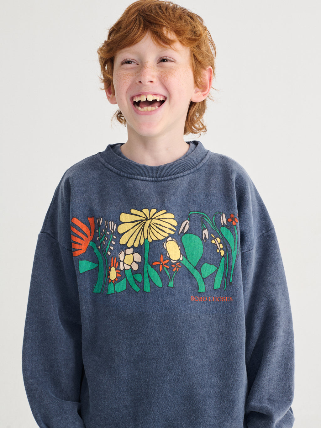 Color Herbalist Sweatshirt – navy blue