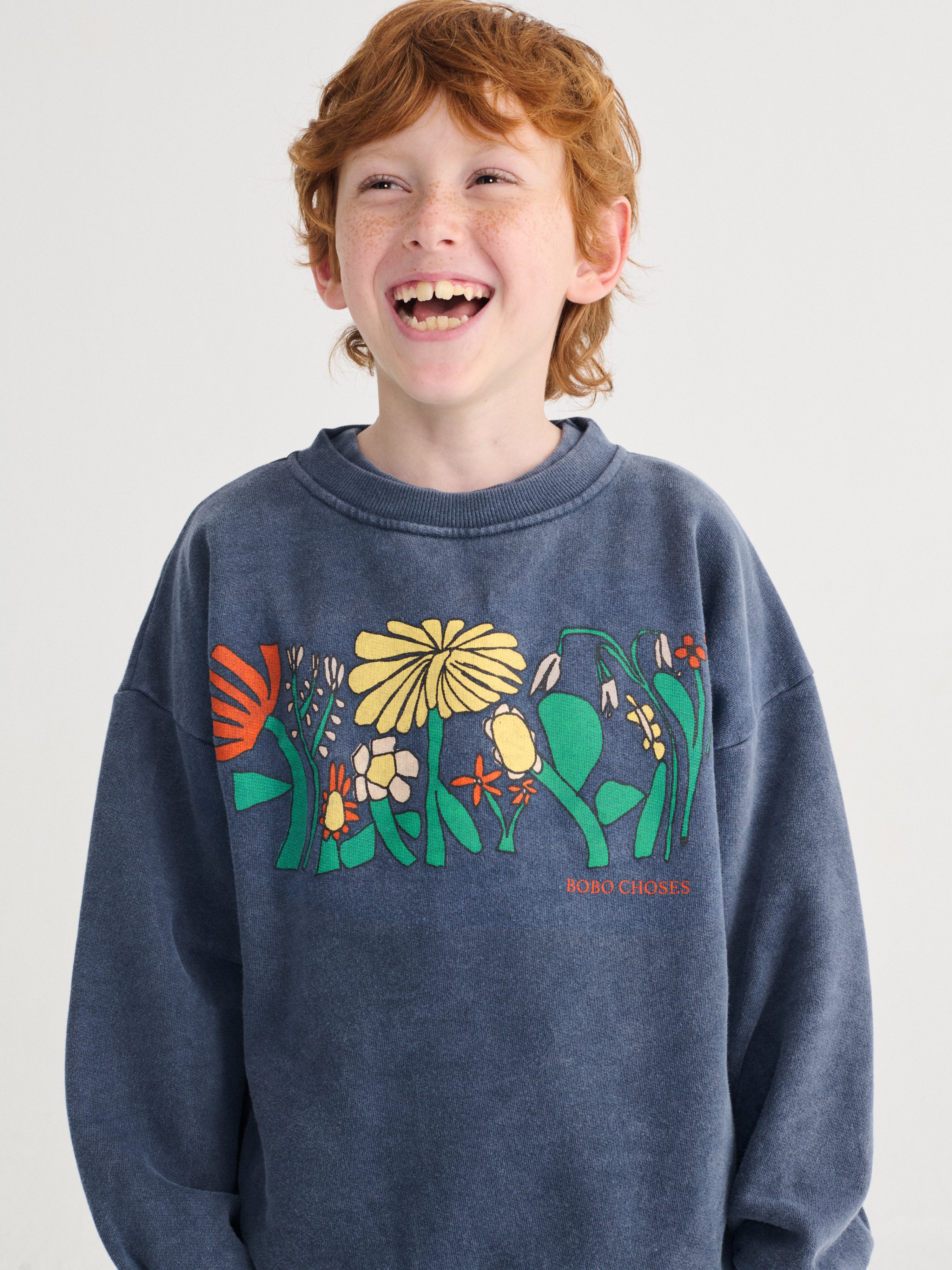 Color Herbalist Sweatshirt – navy blue