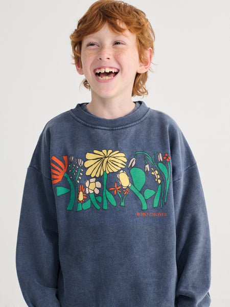 Color Herbalist Sweatshirt – navy blue