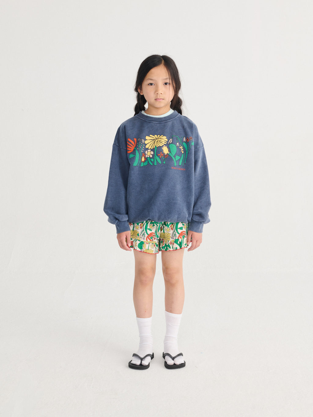 Color Herbalist Sweatshirt – navy blue