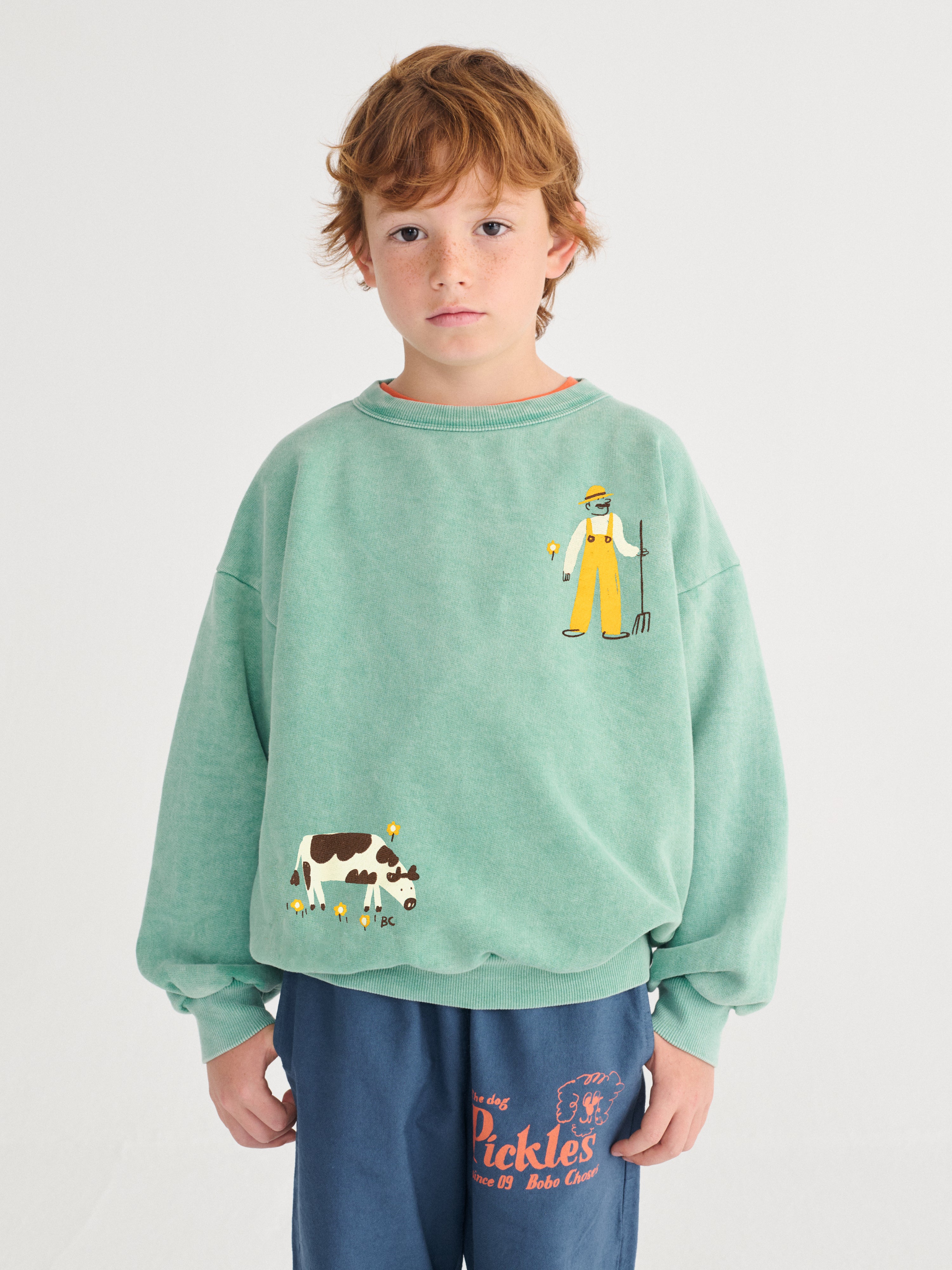 Farm Adventure Sweatshirt – green