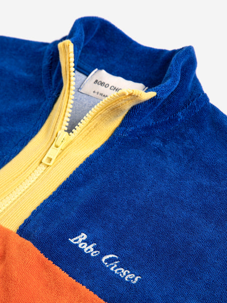 Bobo Choses Color Block Zipped Sweatshirt – multicolor