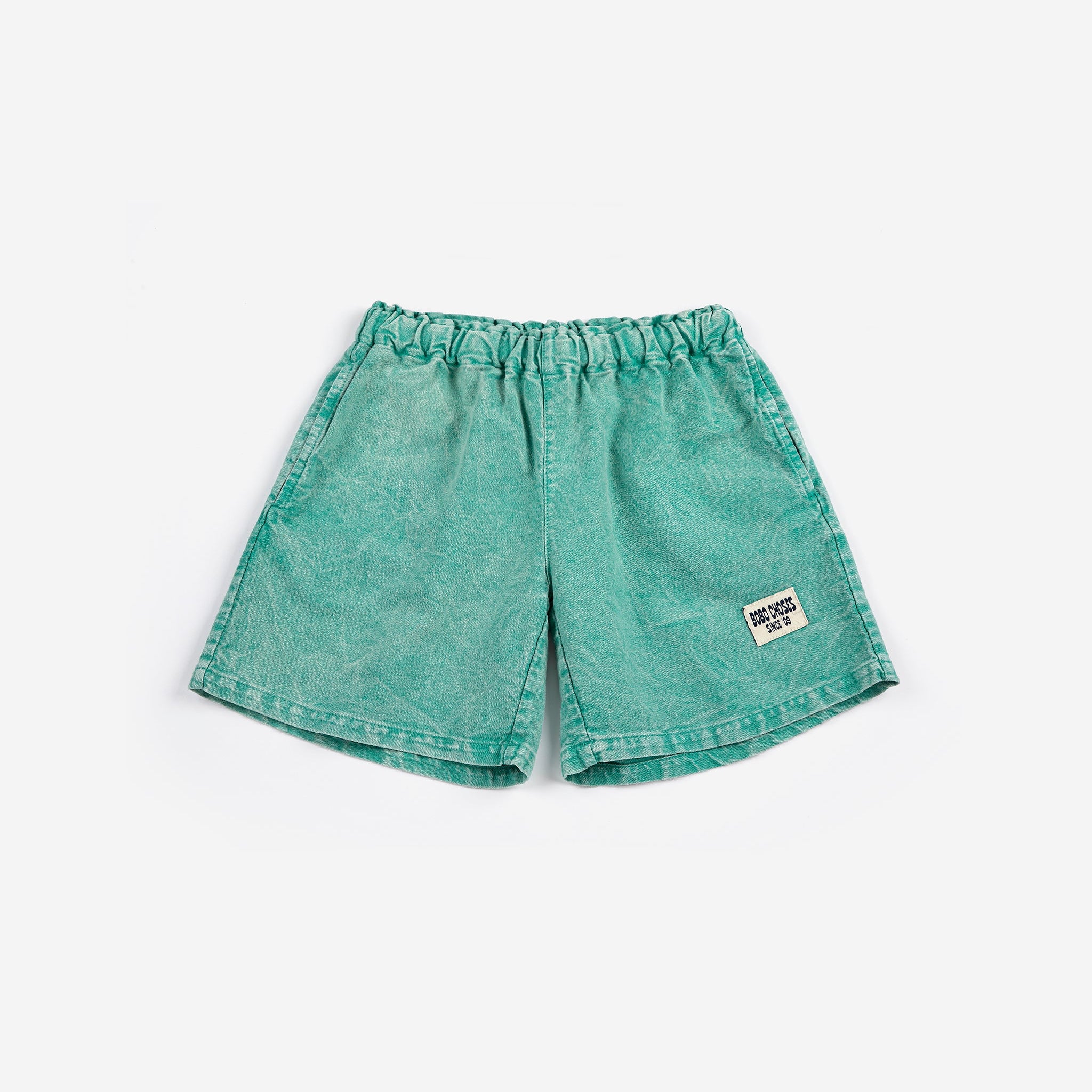 Bobo Choses Since 09 Woven Bermuda Shorts – green