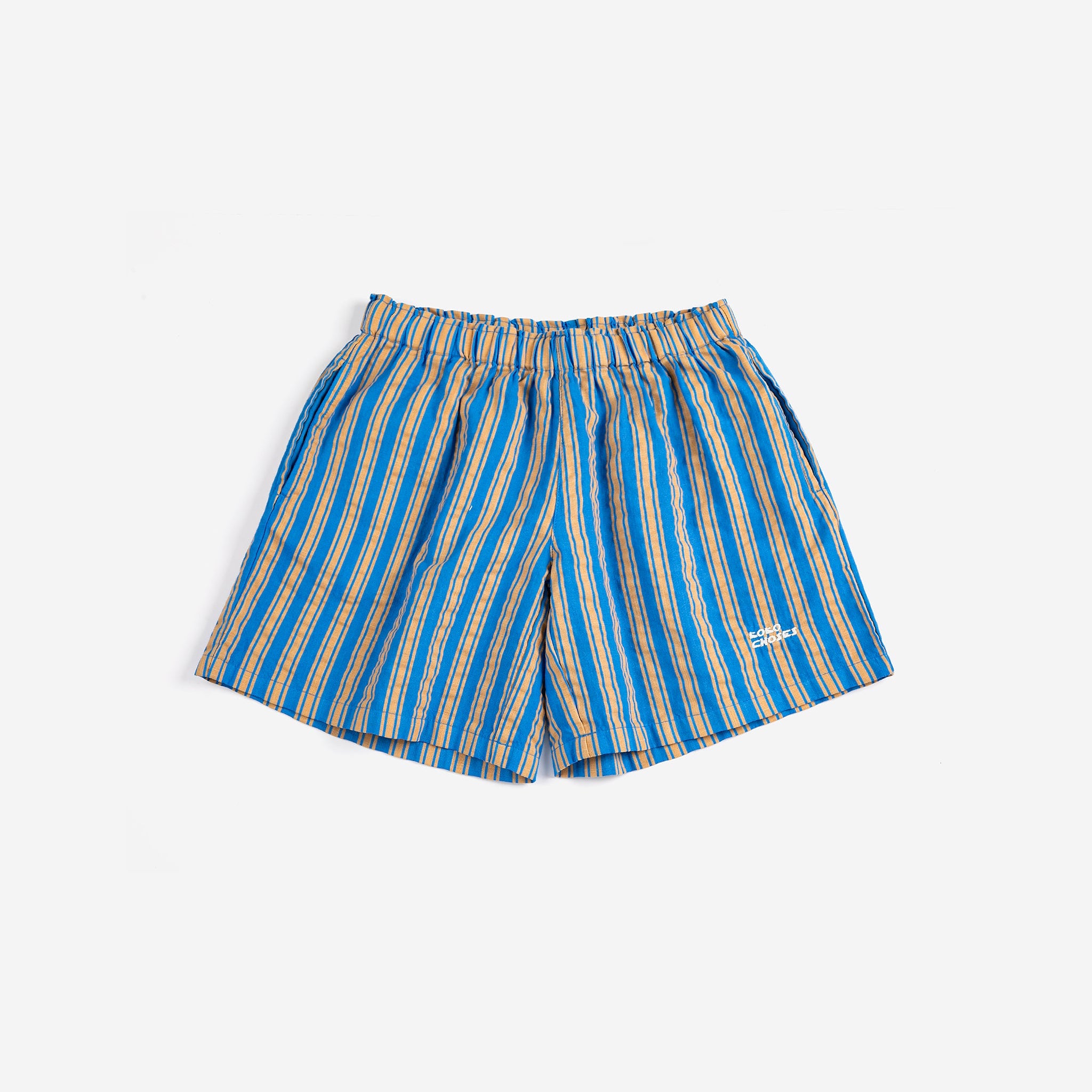 New Hairline Denim Bermuda Shorts – navy blue
