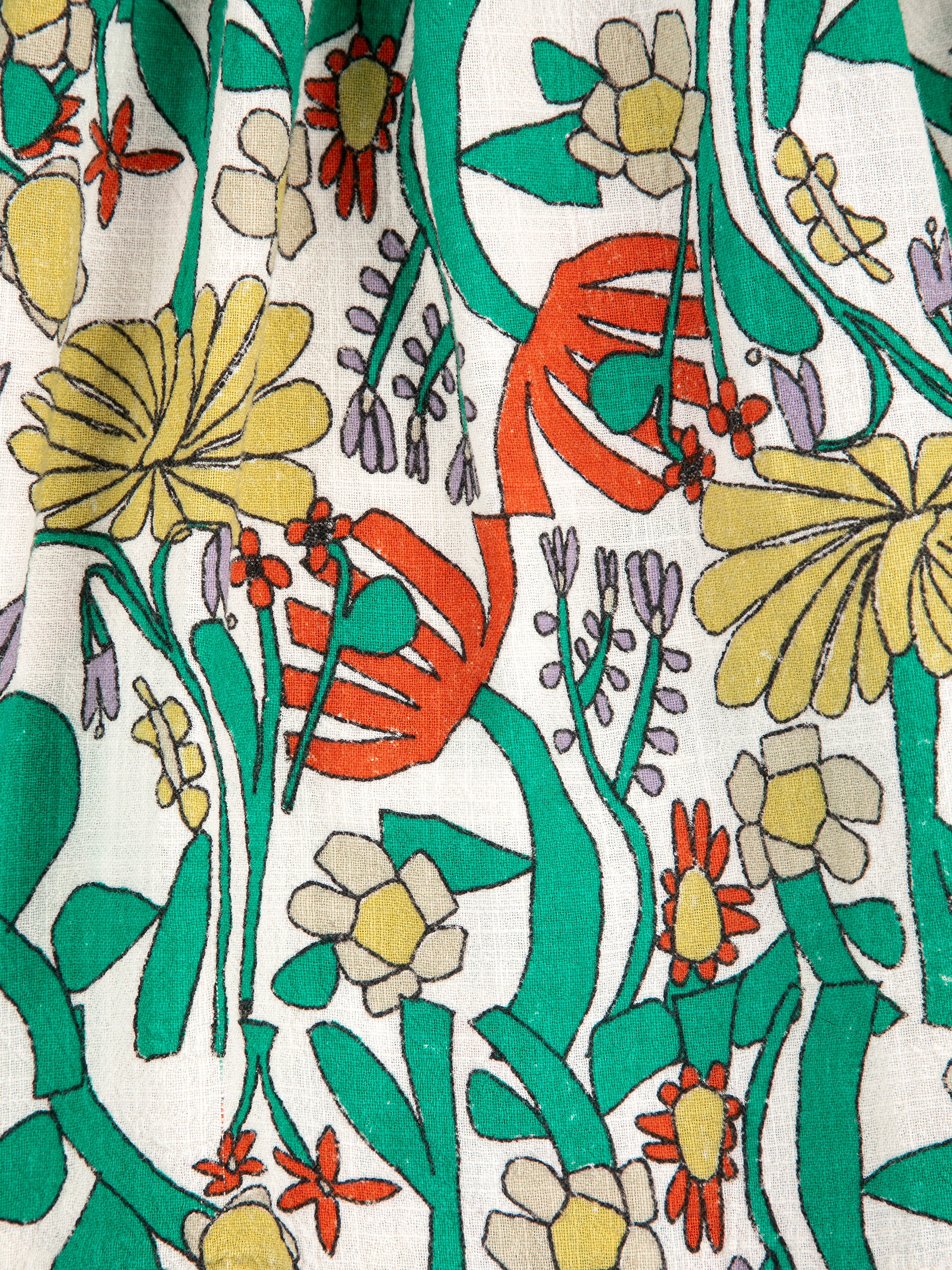 Color Herbalist All Over Woven Skirt – offwhite