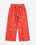 Farm Adventure All Over Woven Pants – red
