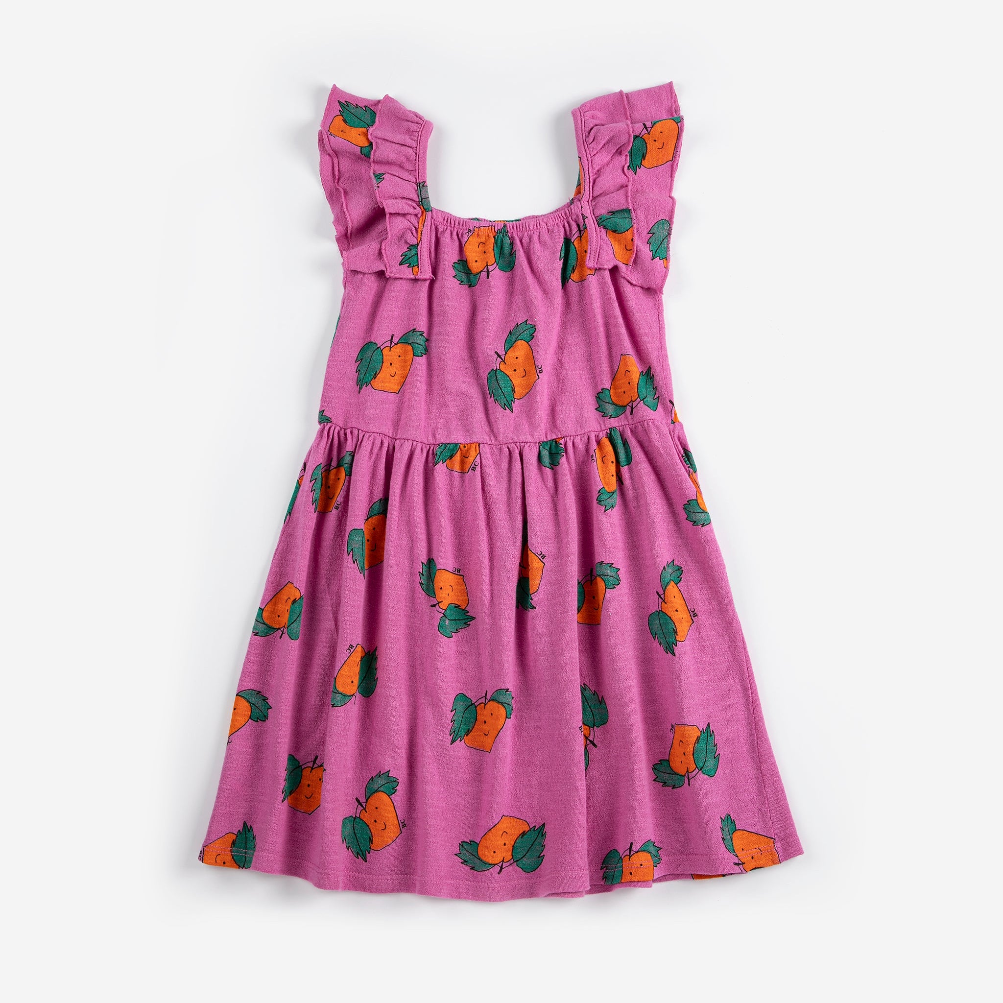 Tangerine All Over Ruffled Dress – purple