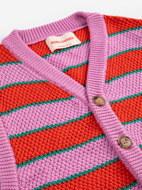BC Striped Knitted Vest – purple