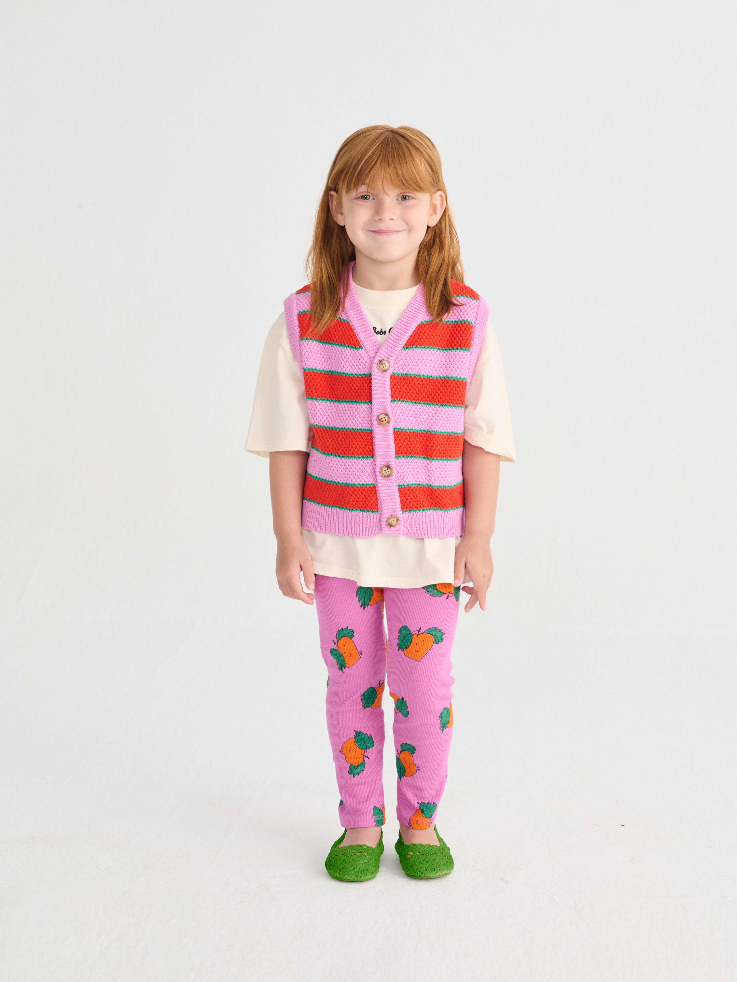 BC Striped Knitted Vest – purple