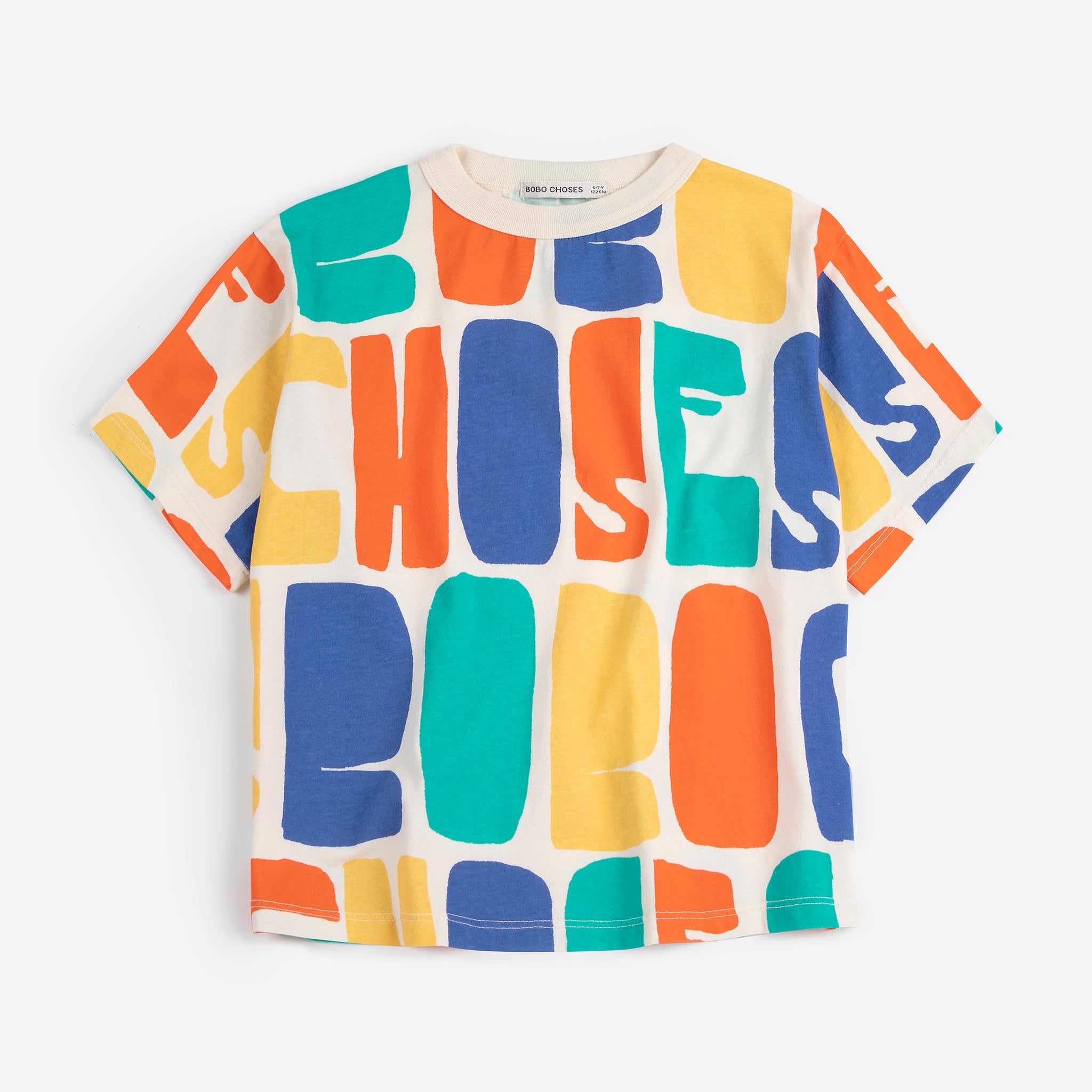 Bobo Choses Color All Over T-Shirt – offwhite