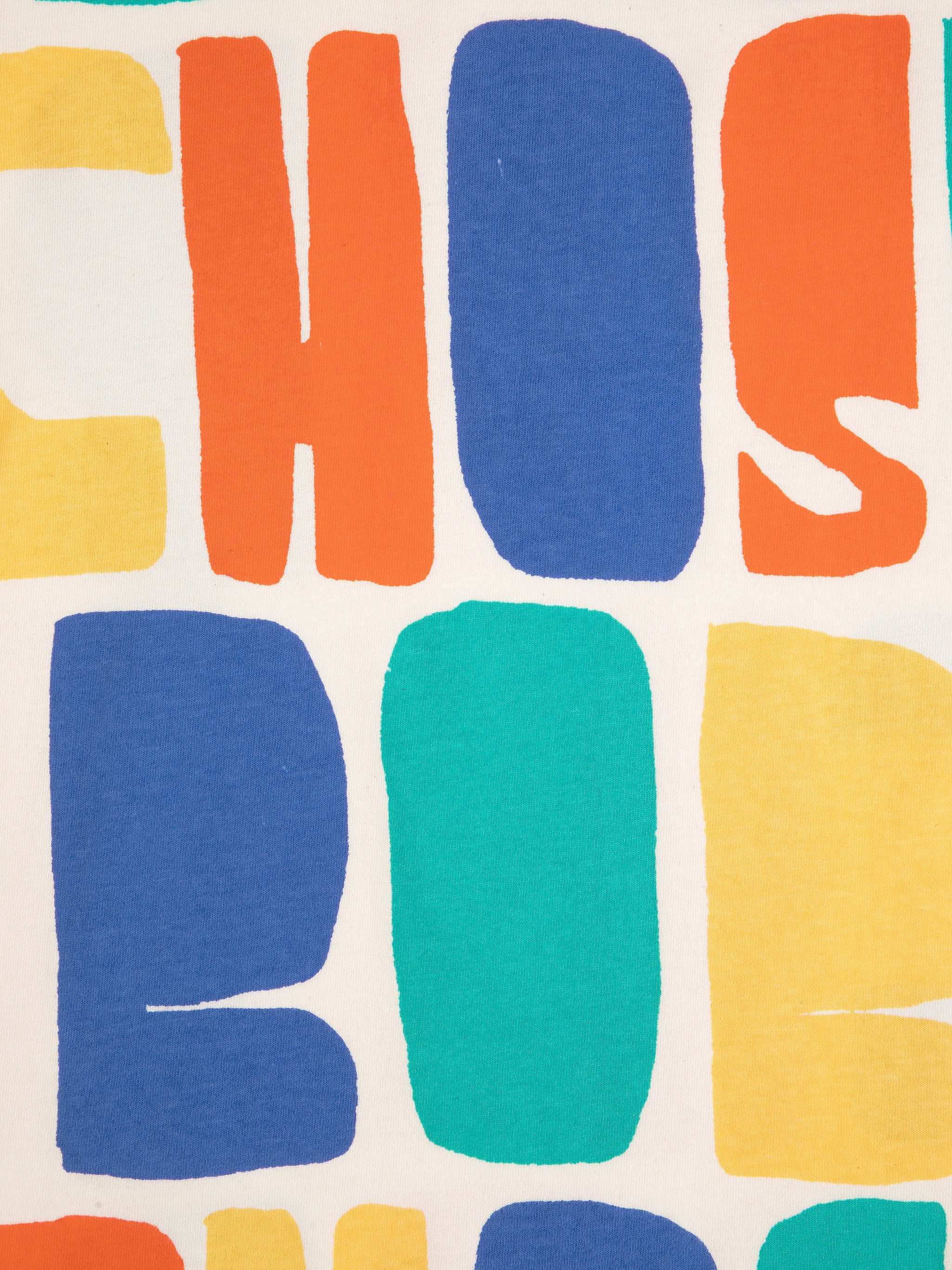 Bobo Choses Color All Over T-Shirt – offwhite