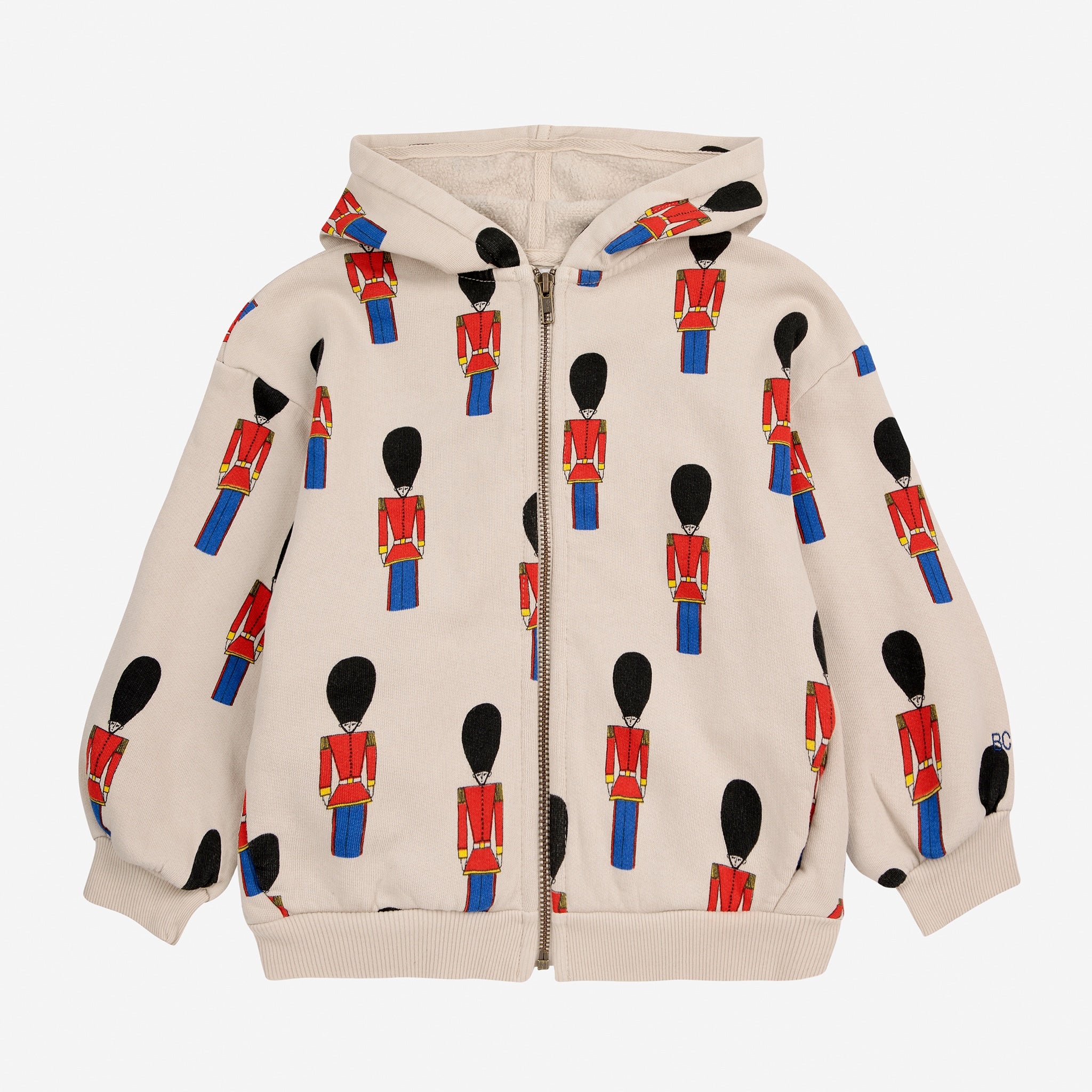 Little Tin Soldiers All Over Zipped Hoodie