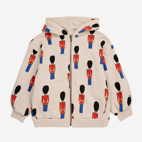Little Tin Soldiers All Over Zipped Hoodie