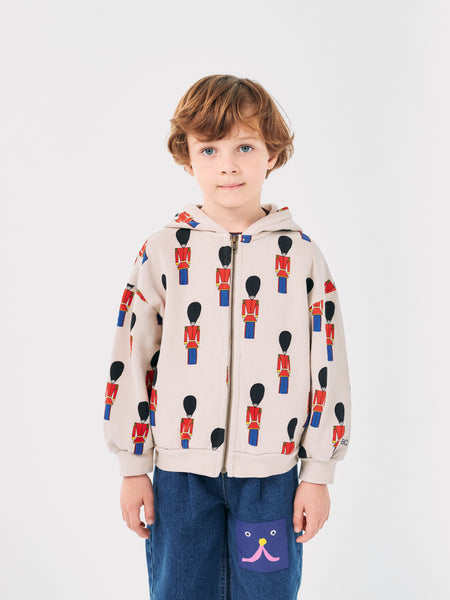 Little Tin Soldiers All Over Zipped Hoodie