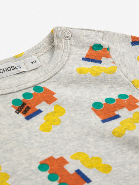 Bobo Choo Choo All Over Body – light heather grey